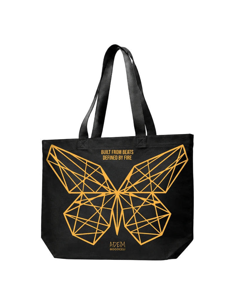 ADEM BOGOCELI EMPOWERMENT Poly Wing - Tote Bag Baumwolle, Schwarz
